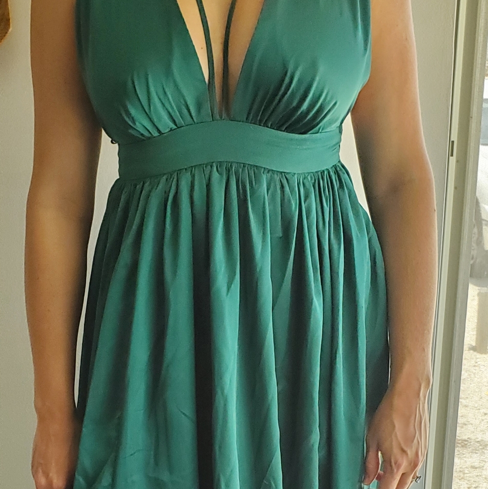 Green Silky Maxi